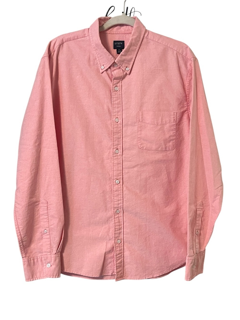 J.Crew Flex Mens XL Salmon
Pink Oxford Button Down Shirt
Long Sleeve